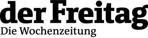 Die Abbildung zeigt das Logo der Wochenzeitung Freitag