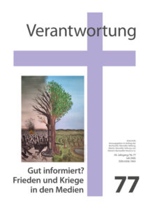 Das Bild zeigt das Cover der Zeitschrift "Verantwortung" der Bonhoeffer-Niemöller-Stiftung