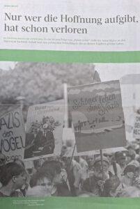 Das Bild zeigt den Titel zum letzten Beitrag der Serie "Hebel meint"